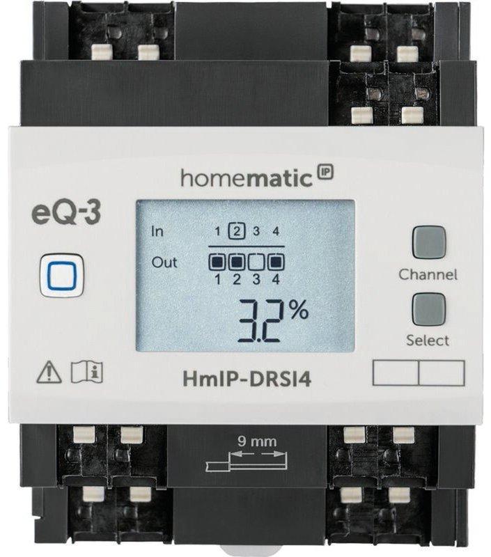 Schaltaktor für Hutschienenmontage 4-fach