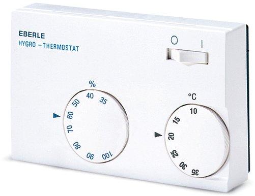 Hygrothermostat für Wandbefestigung zur Regelung der Luftfeuchtigkeit