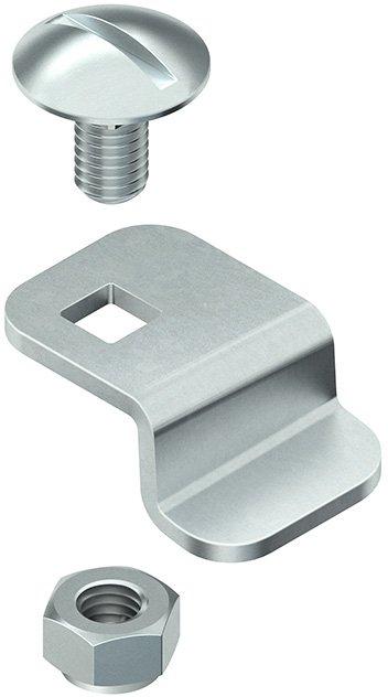 Drehriegel verstärkte Ausführung t=2,0 mm für KR-System Stahl bandverzinkt