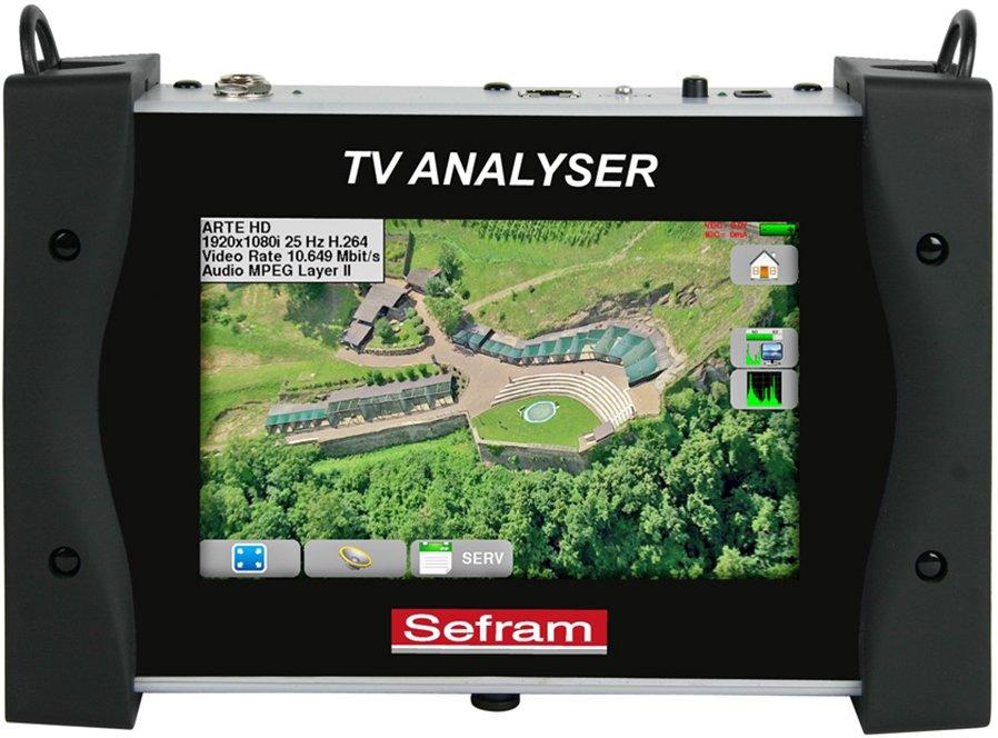 Messgerät WA 7849 B 7 Zoll mit Tasche DVB-S2 DVB-T/T2 DVB-C
