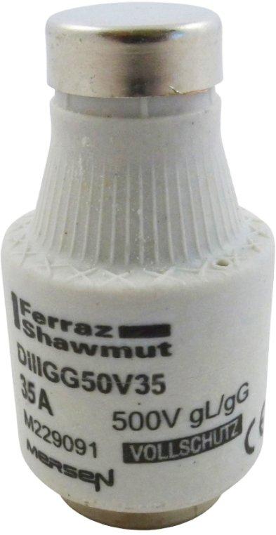 DIAZED Sicherung DIII 500VAC/500VDC 40A gG schwarz