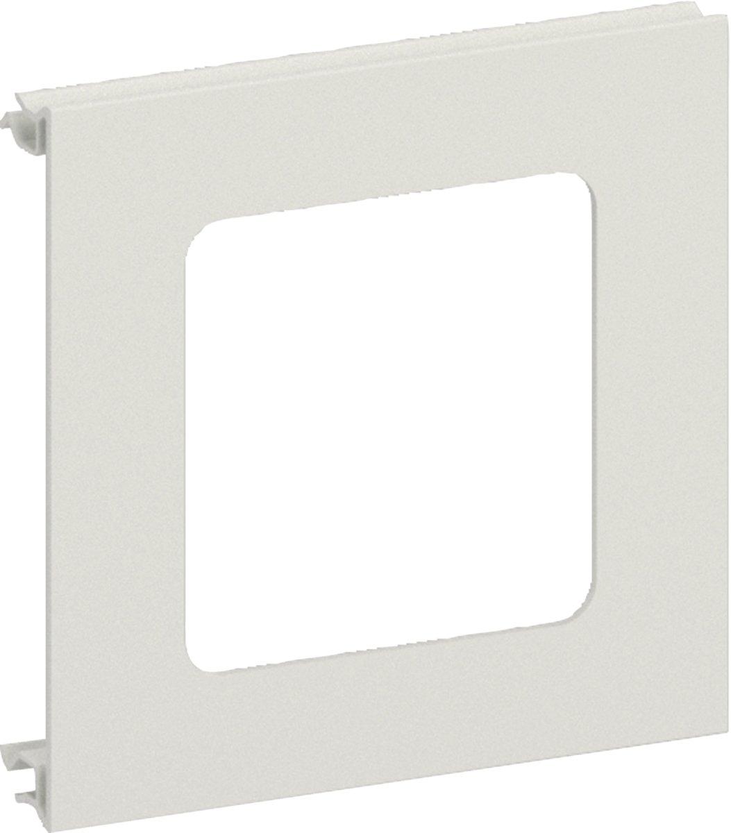 Blende 1-fach R7 PVC für BR mit OT 120mm verkehrsweiß