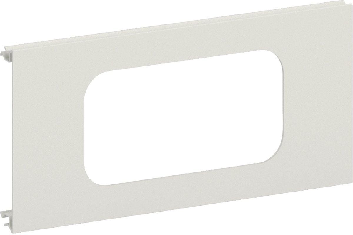 Blende 2-fach R18 PVC für BR mit OT 120mm verkehrsweiß