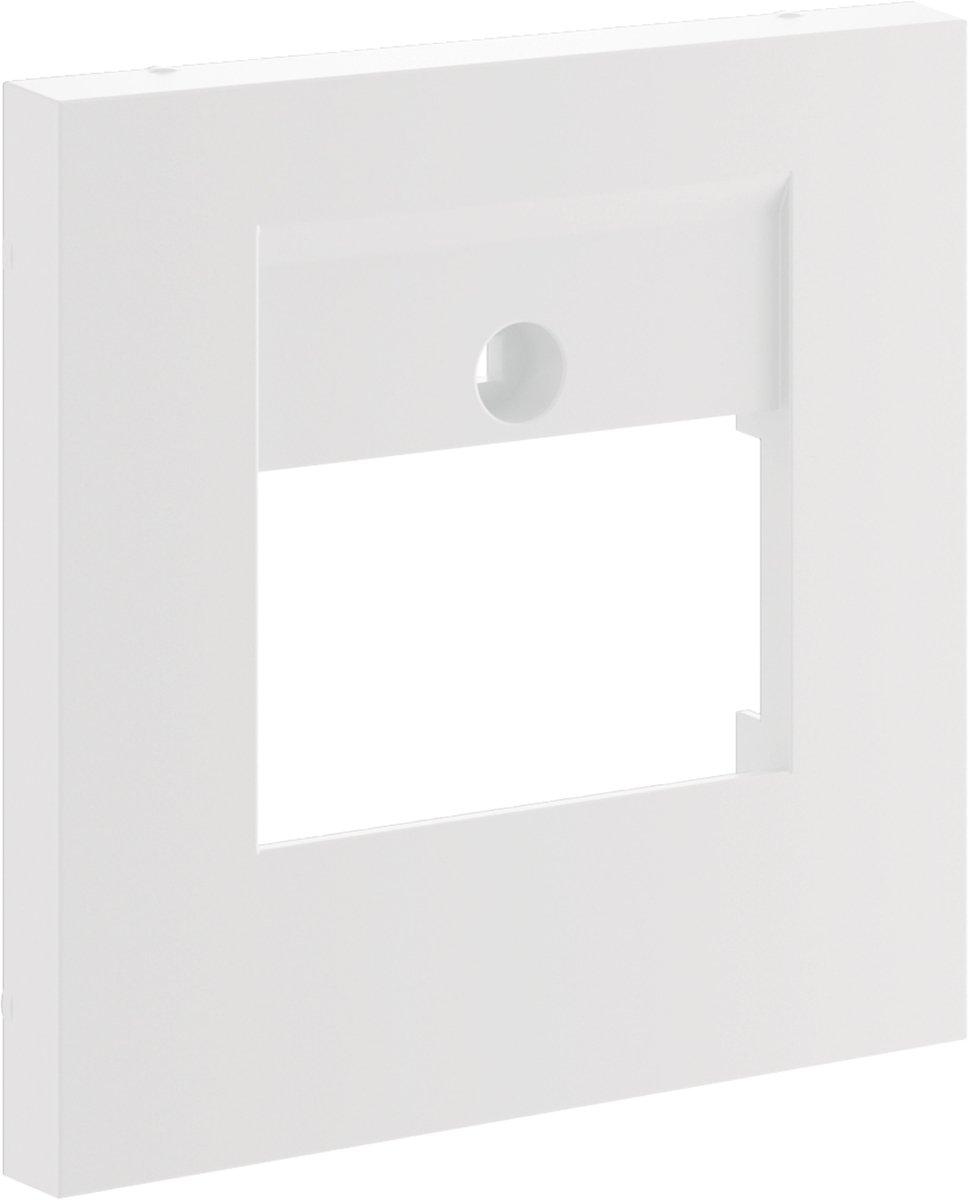 Zentralscheibe TAE 3-fach für Rahmenblende 55 halogenfrei verkehrsweiß