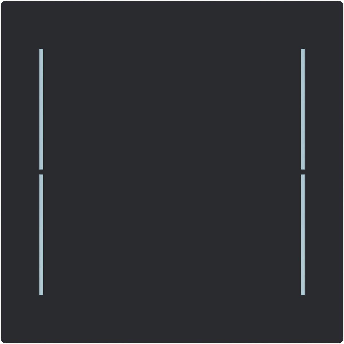 Abdeckung für Trevion-Keypad 1- bis 4-fach schwarz matt - art linear