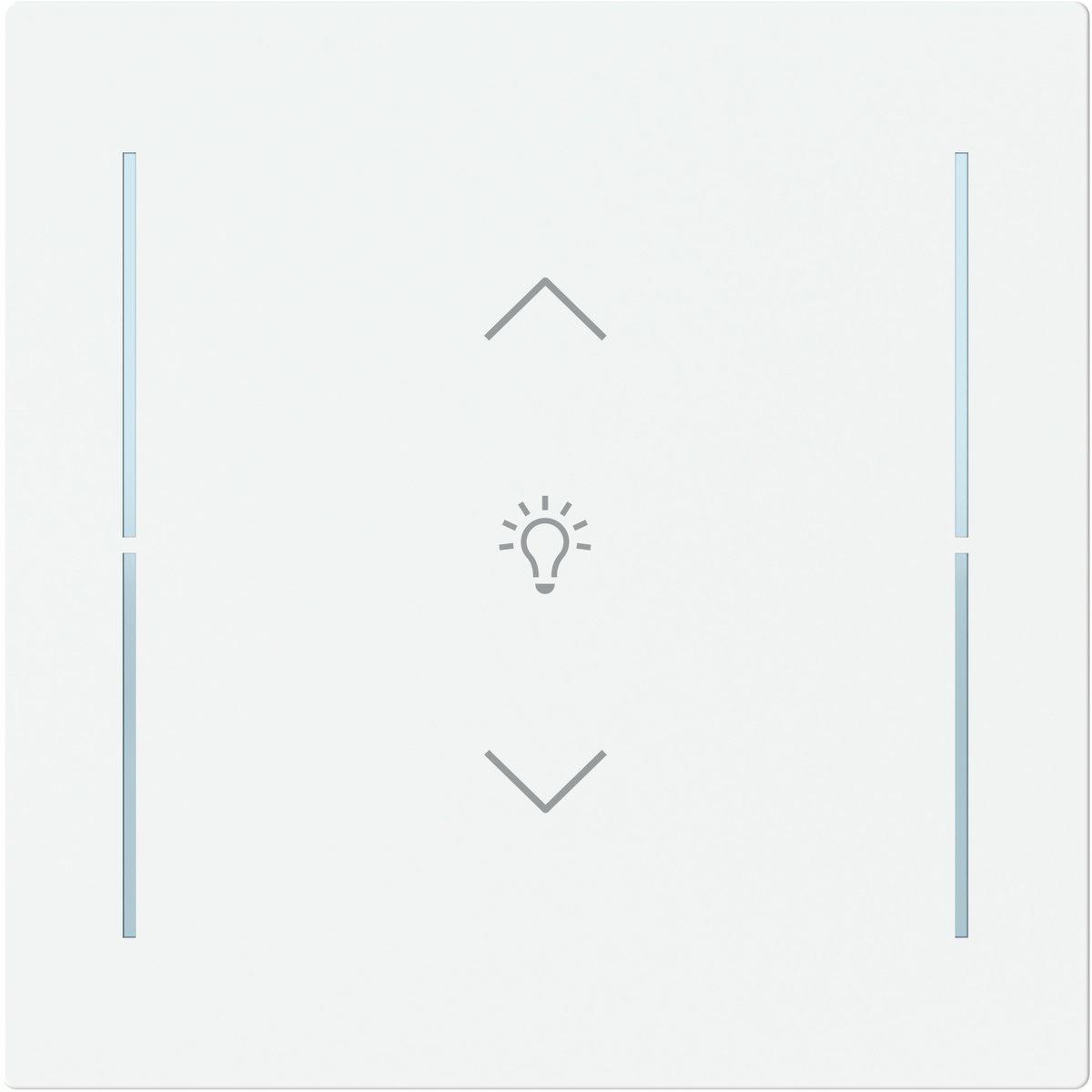 Abdeckung 1-fach für Trevion Keypad / Symbol Dimmen studioweiß matt - art linear