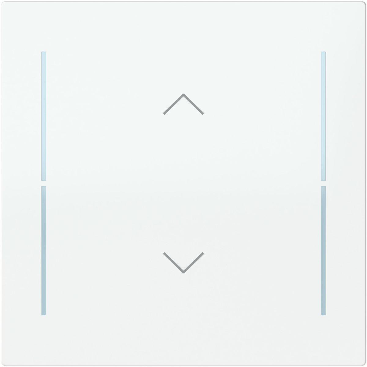 Abdeckung 1-fach für Trevion Keypad / Symbol Pfeile studioweiß - art linear