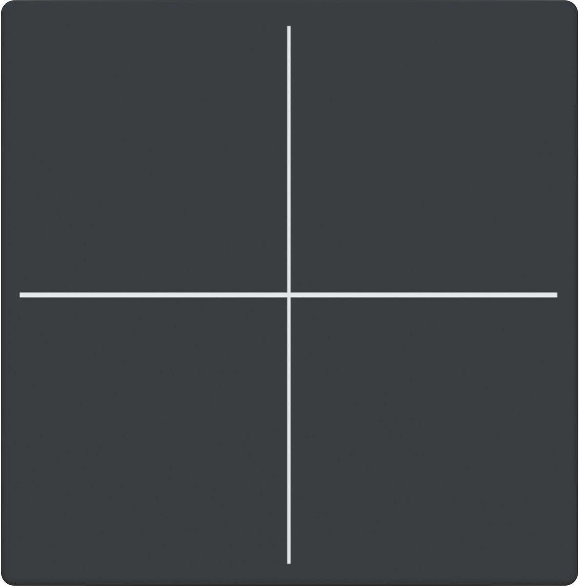 Abdeckung für Trevion-Keypad 1- bis 4-fach anthrazit - Plattform 63