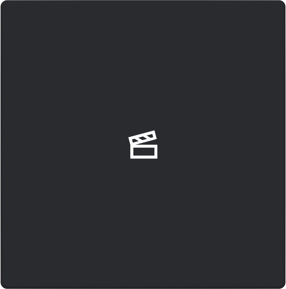 Abdeckung 1-fach für Trevion Keypad / Symbol Szene schwarz matt - Plattform 63