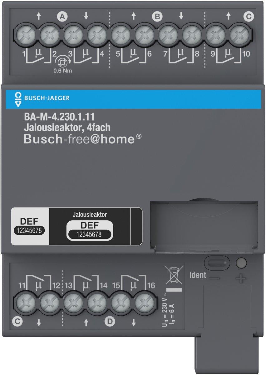 Jalousieaktor 4-fach 230 V REG
