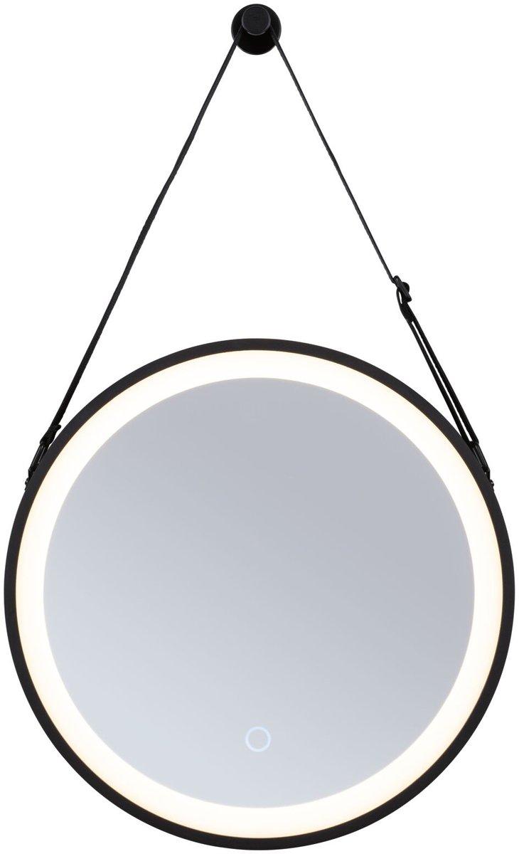 LED Leuchtspiegel Miro IP44 Tunable White 200lm 7,5W Spiegel schwarz-matt