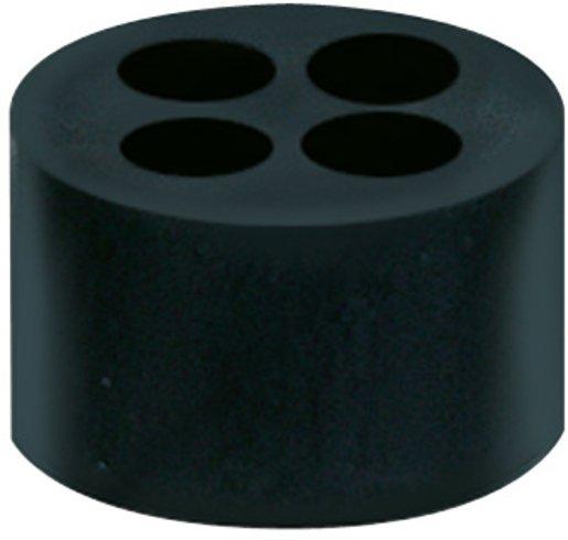 Mehrfachdichteinsatz TPE 6 Bohrungen Durchmesser 6 mm für M 32 x 1,5
