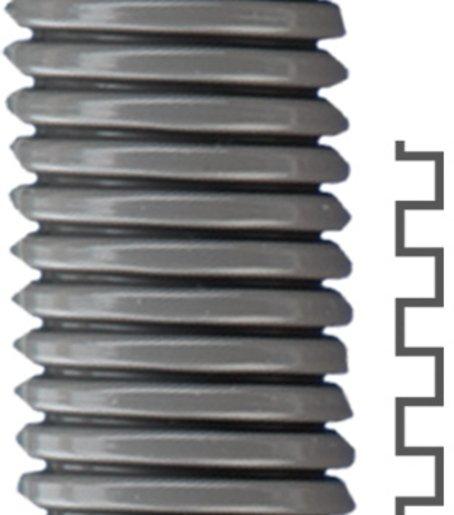 Wellschlauch PA 6 grau für große Kabelmengen AD 95 91,0 x 106,0 mm