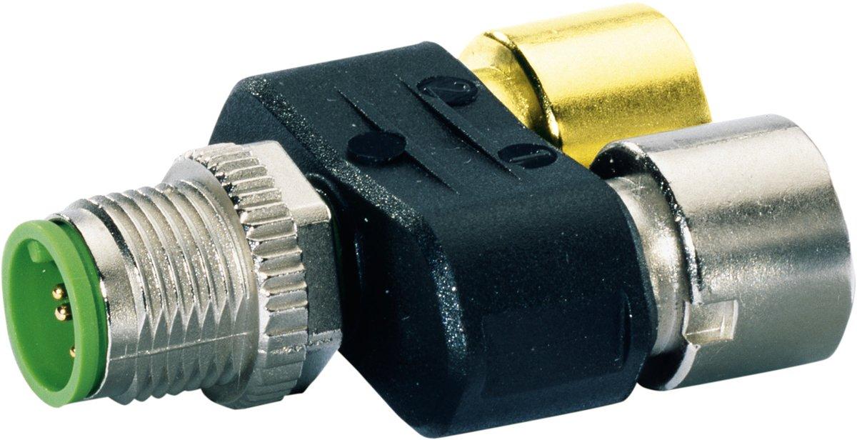 T-Stück SlimLine M12-St 5pol / 2x M12-Bu 5pol