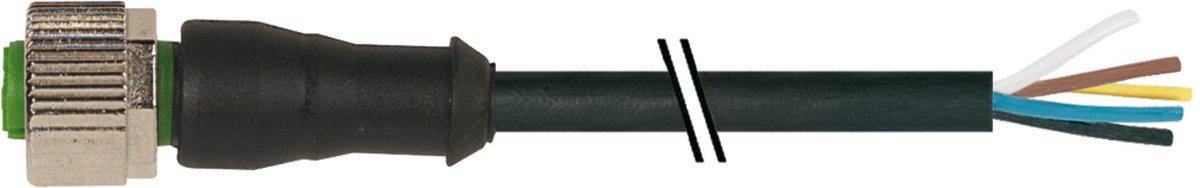 M12 Bu. 0° A-kod. freies Ltg-ende