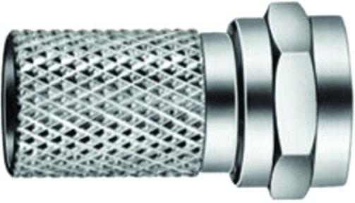 F-Aufdrehstecker 0 - 2400 MHz für Kabel Durchm. ca. 7,0mm