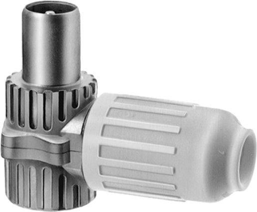 Koaxstecker schraubbar KOSWI 3 Winkel