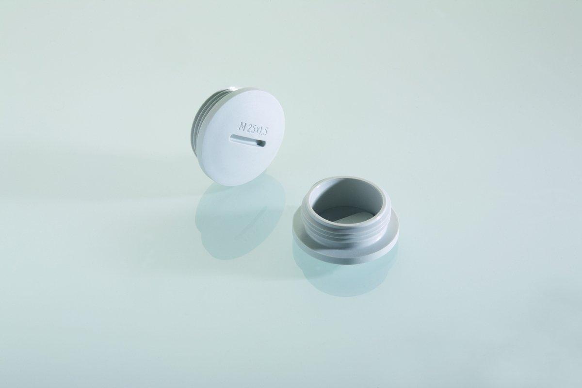 Blindstopfen Polyamid rund mit metrisches Gewinde M20 x 1,5 mm