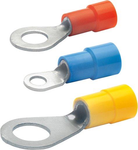Isolierter Quetschkabelschuh DIN 46237 gelb
