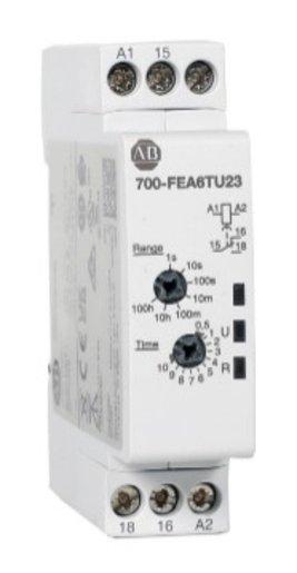 DIN Rail Mount Timing Relay, 17.5mm