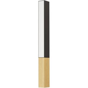 TUDONS Wandleuchte 1x12W schwarz Braun