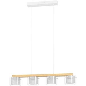 PORTICO-Z Hängeleuchte 4xLED RGB/CCT weiß Braun