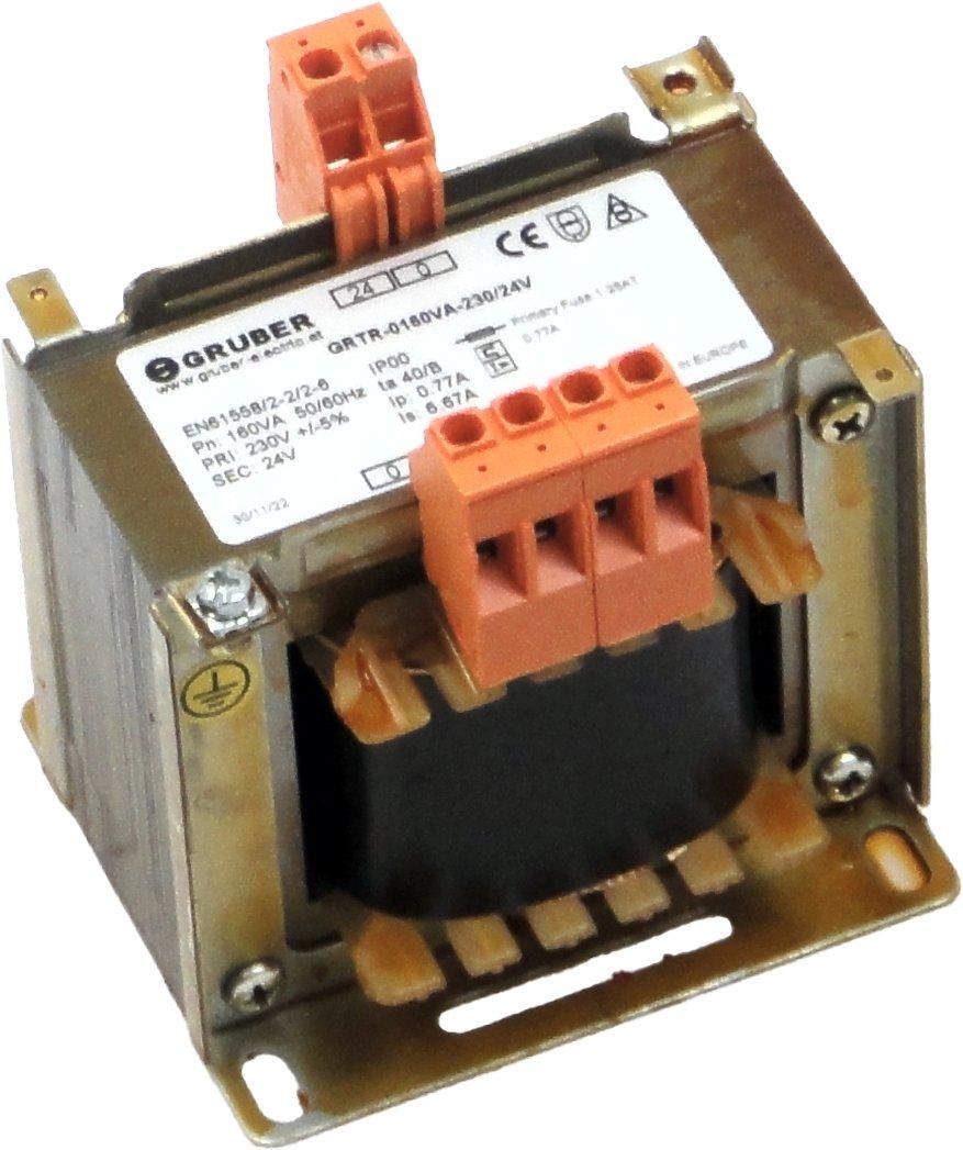 Steuertransformator 230/24VAC I1: 0,79A - Thermokontakt Primäranzapf. +/- 5%