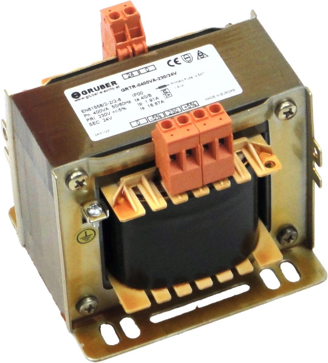 Steuertransformator 230/24V I1: 1,91A / I2: 16,7A - Primäranzapfung +/- 5%