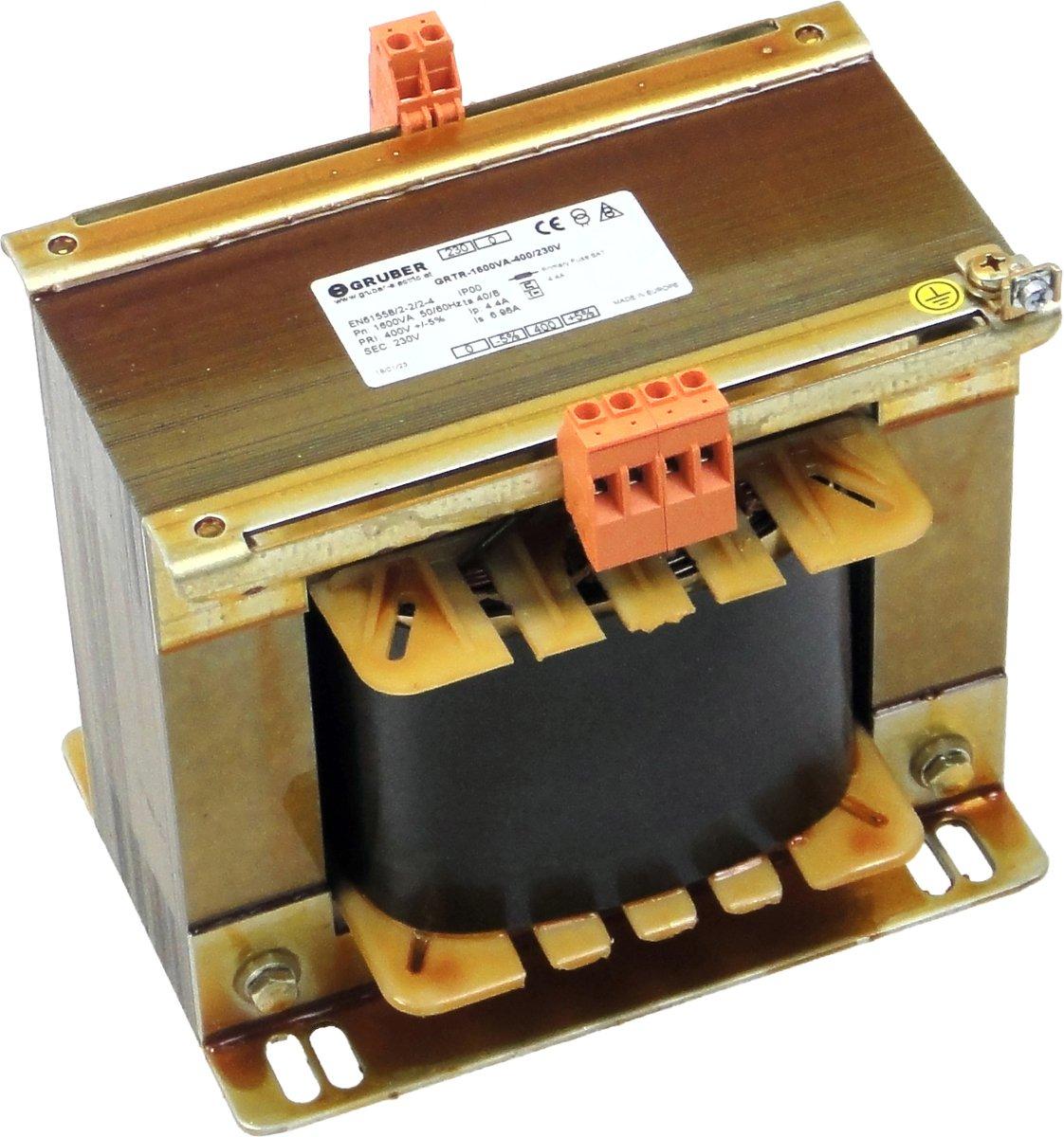 Steuertransformator 400/230V I1: 4,4A / I2: 6,96A - Primäranzapfung +/- 5%