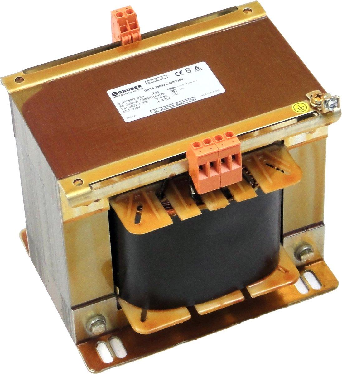 Steuertransformator 230/230V I1: 9,57A / I2: 8,7A - Primäranzapfung +/- 5%