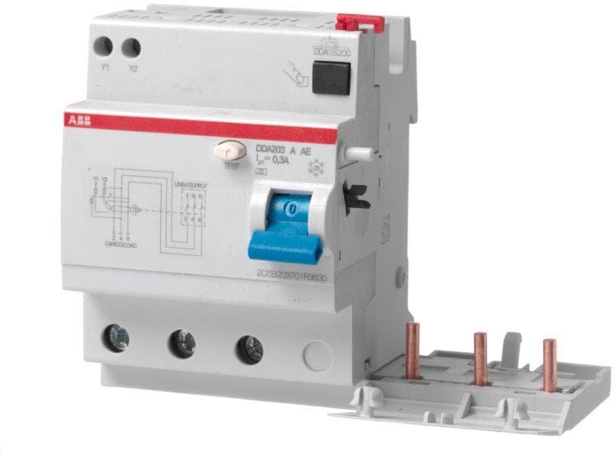 DDA203A-63/0 3AE FI-Block für S203 3P Typ A 63A 300mA Not Aus Funktion
