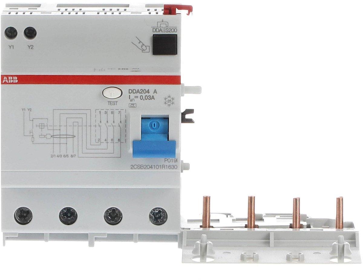 DDA204A-63/0 03 FI-Block für S204 4P Typ A 63A 30mA