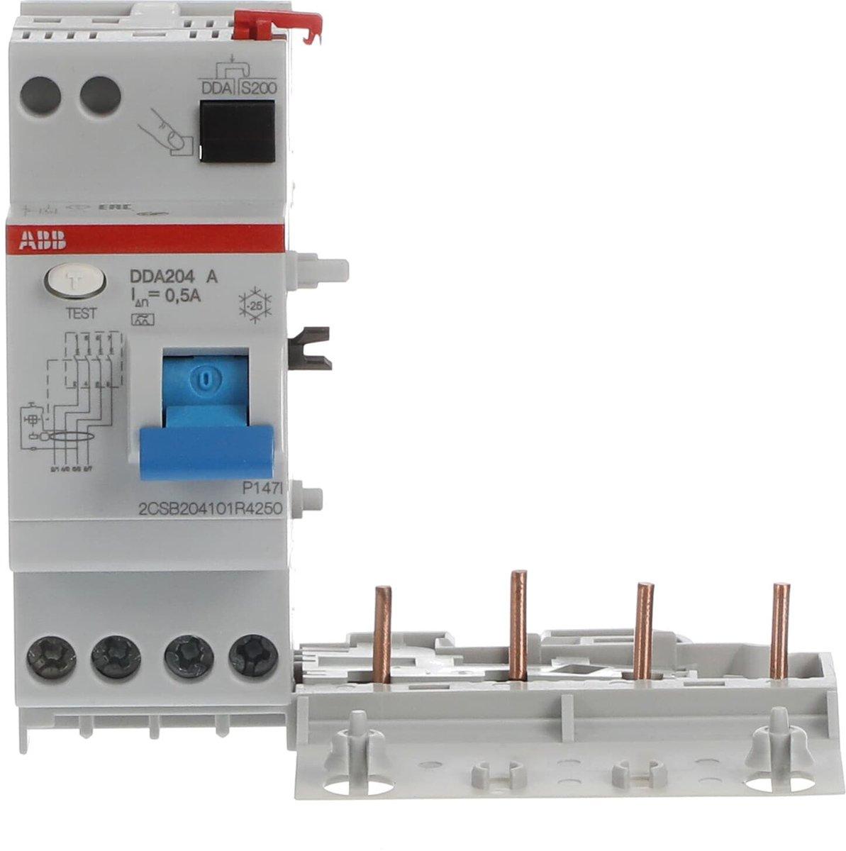 DDA204A-25/0 5 FI-Block für S204 4P Typ A 25A 500mA