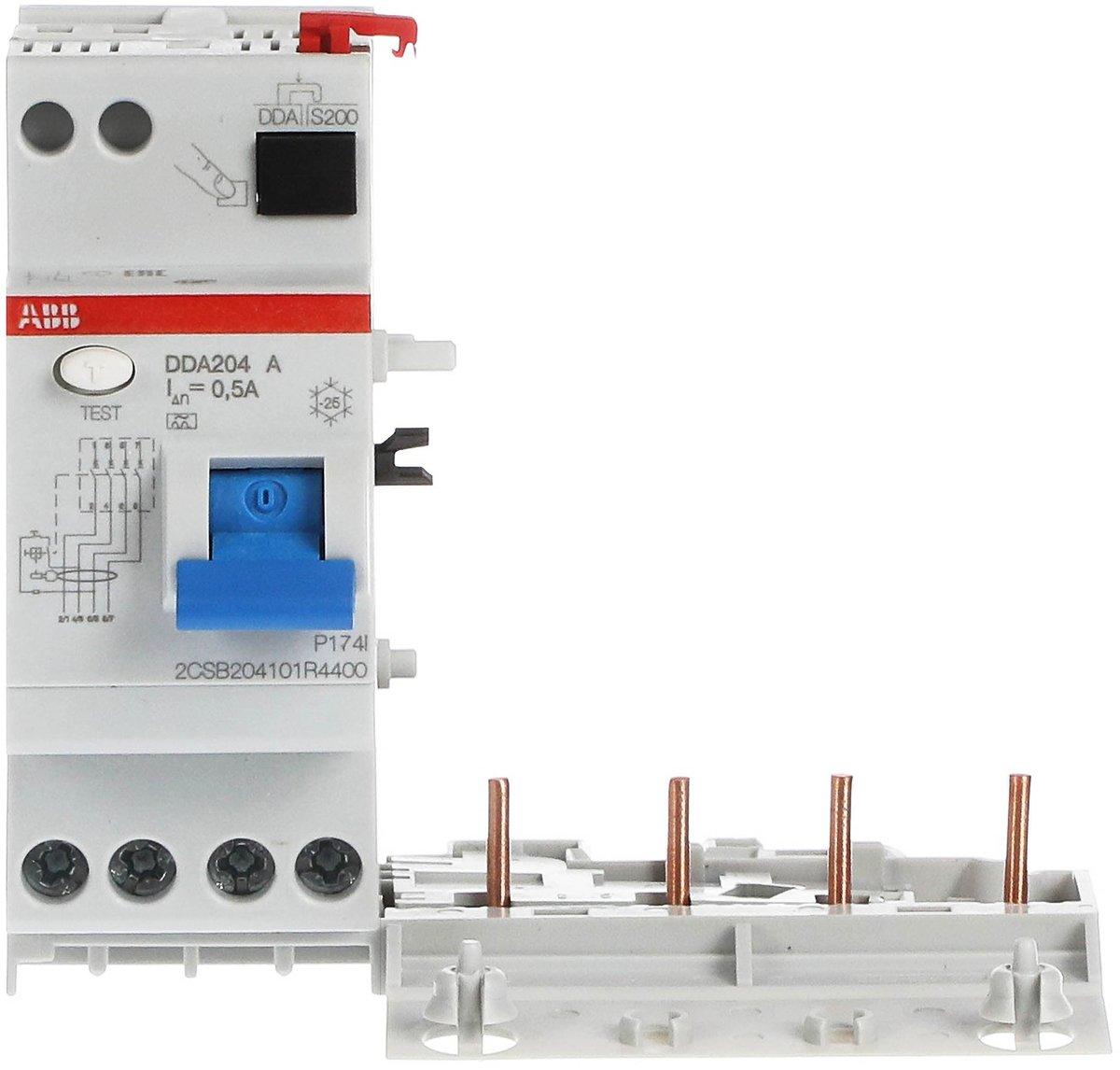 DDA204A-40/0 5 FI-Block für S204 4P Typ A 40A 500mA
