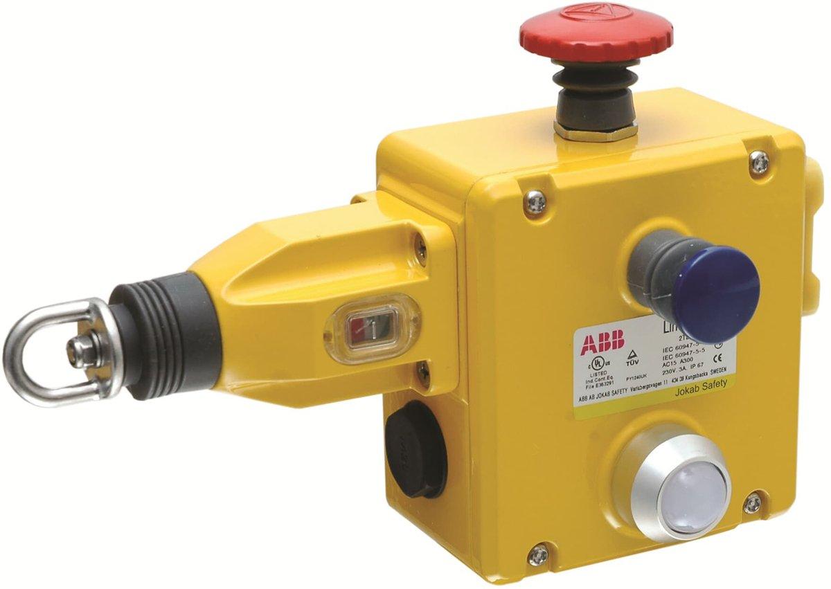 LineStrong3R Sicherheitsseilzugschalter 4NC + 2NO M20 LED Not-Halt-Vorricht.