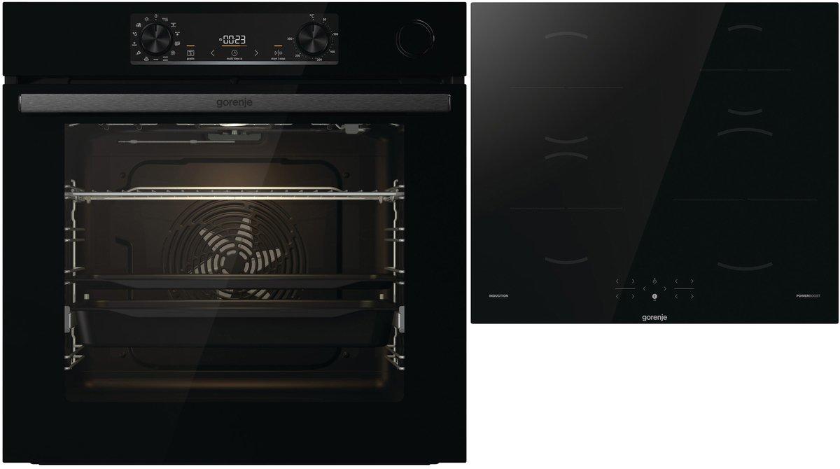 Einbauset Backofen BOS6737E06BG + Induktionskochfeld GI6401BSC