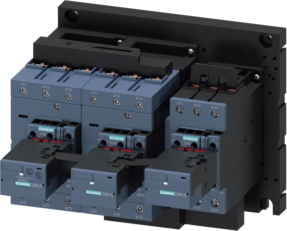 Stern-Dreieck-KombinatioN AC-3, 90kW/400V AC/DC 20-33V S3, 3S+3Ö m. Varistor