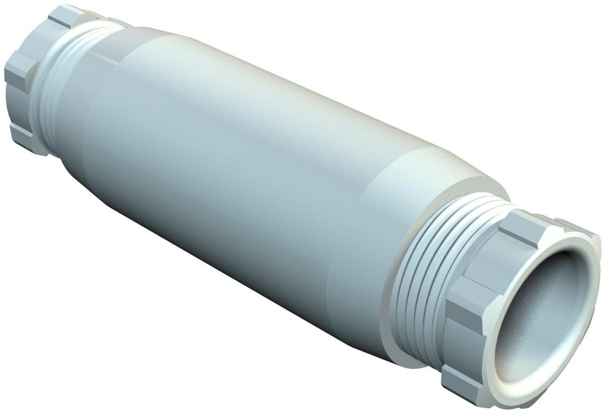 Kabelverbindungsmuffe 2,5mm2 PS lichtgrau RAL 7035