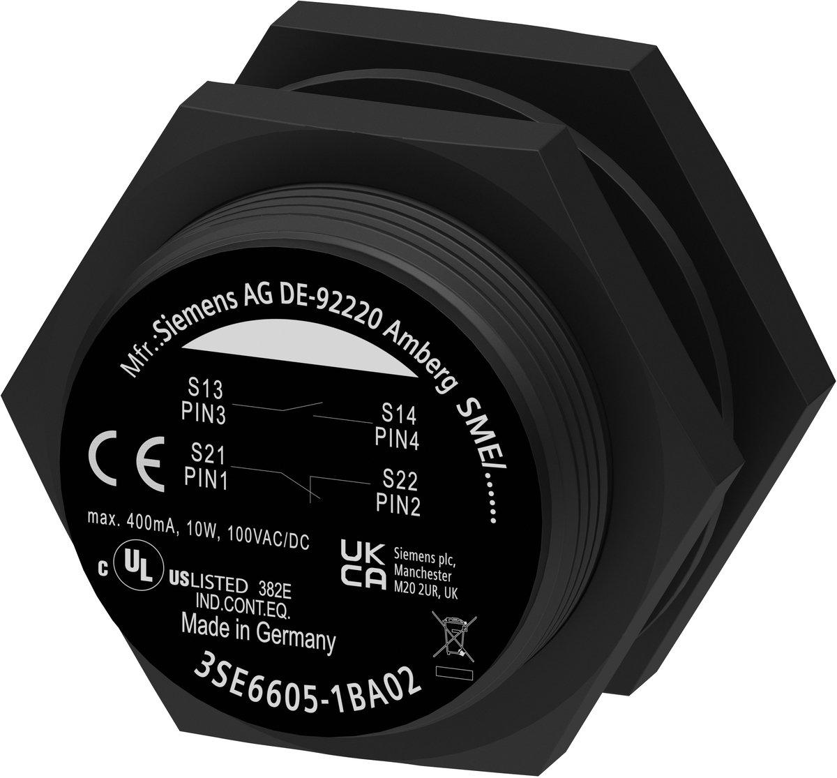 Magnetschalter Schaltelement rund M30 Schaltglieder 1Ö/1S M12 Stecker 4-polig