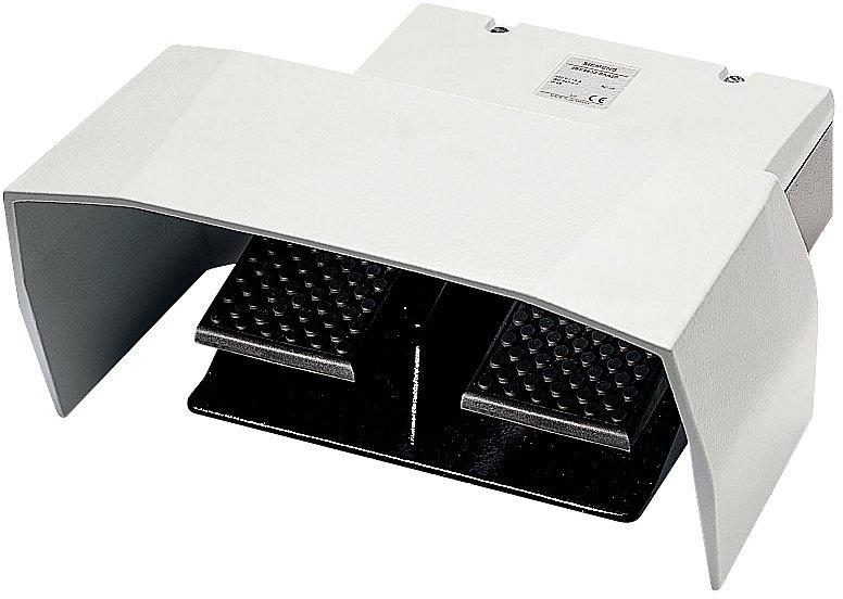Fußtaster 2-pedalig Leitungseinführung M25x1,5 mit IP65, 2x2S+2Ö