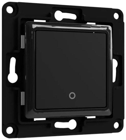 1-Tasten Shelly Wandschalter für smarte Schalter schwarz