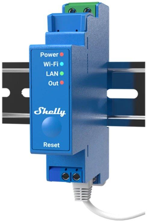 Professioneller 1-Kanal-DIN-Schienen-Smart-Schalter m. potentialfreien Kontakten
