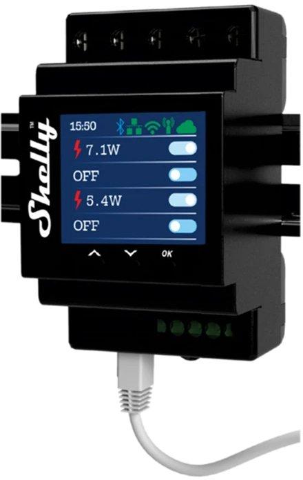 Professionelles 4-Kanal-Relais mit WLAN- LAN- und Bluetooth-Verbindung