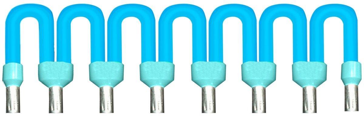 Einlegebrücke für Anschlussklemmenblock für allgemeinen DC blau 2 cm