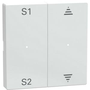 Wippen für Taster-Modul 2fach (Szene1/2 1/0) aktivweiß glänzend System M