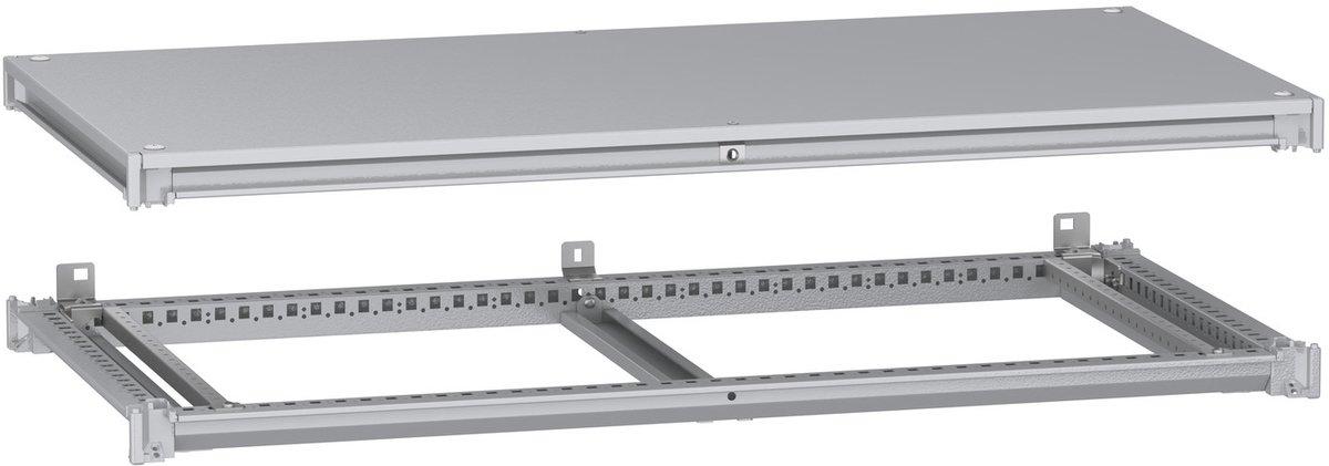 Unterer u. ober. Rahmen PanelSeT SFN f. elekt. Gehä. B 1200 x T 600mm inkl. Dach
