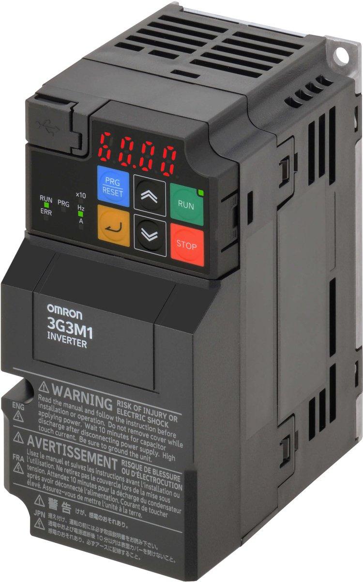 Frequenzumrichter M1 0,7/1,1kW (HD/ND) - 5,0/6,0A (HD/ND) - 200VAC 1-phasig