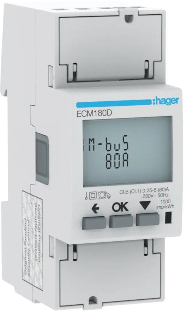 Energiezähler 1phasig direkt 80A MBUS MID