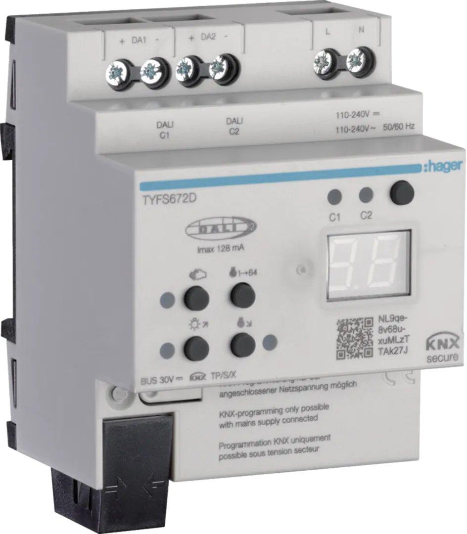 KNX DALI Gateway TW 2-fach REG