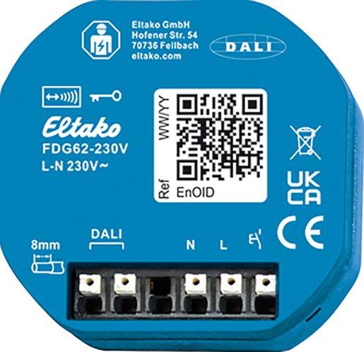 Funk-DALI-Gateway bidirektional für die UP-Dose
